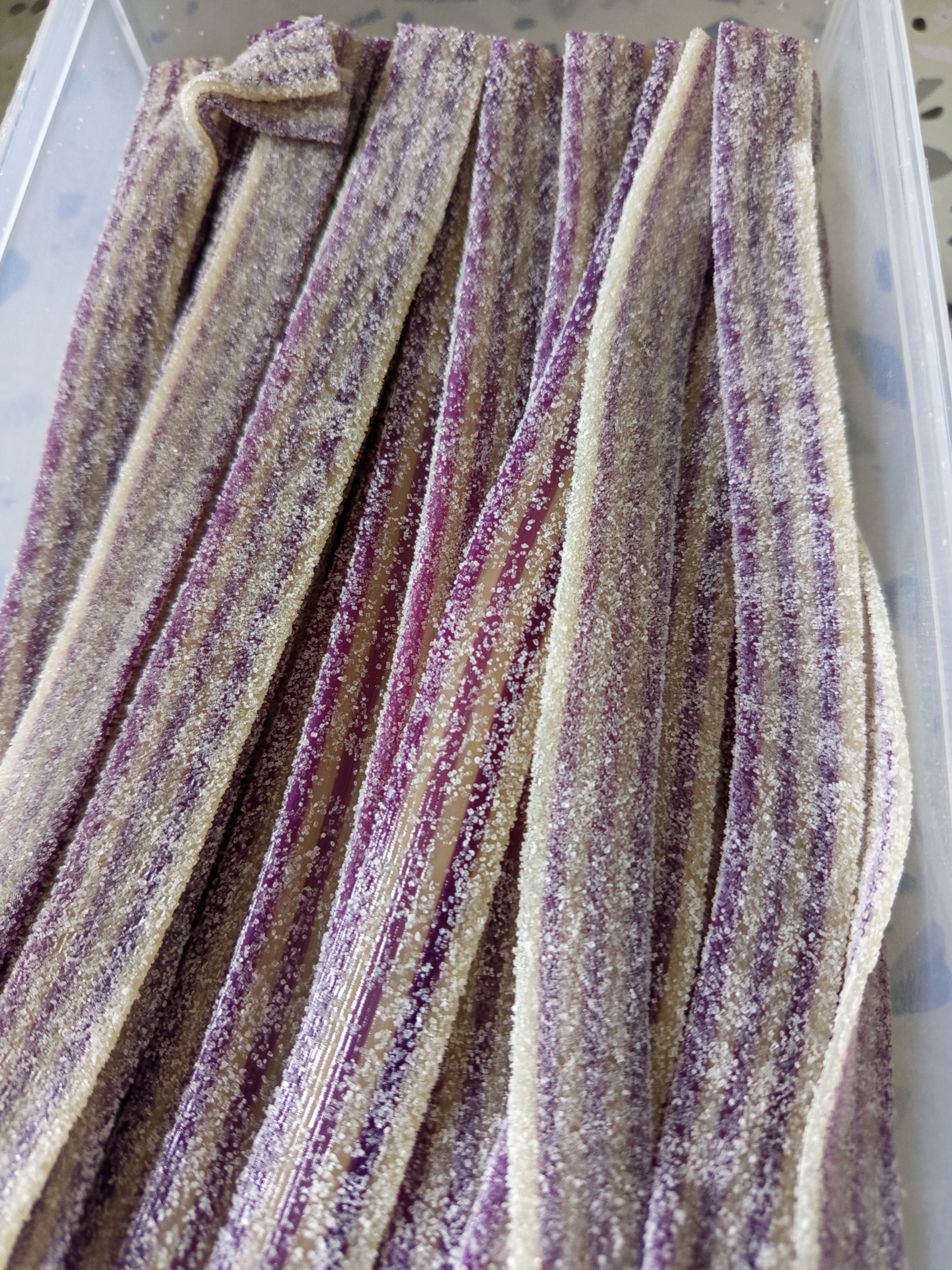 DAMEL CEINTURE GROSEILLE / VANILLE Halal lot de 10