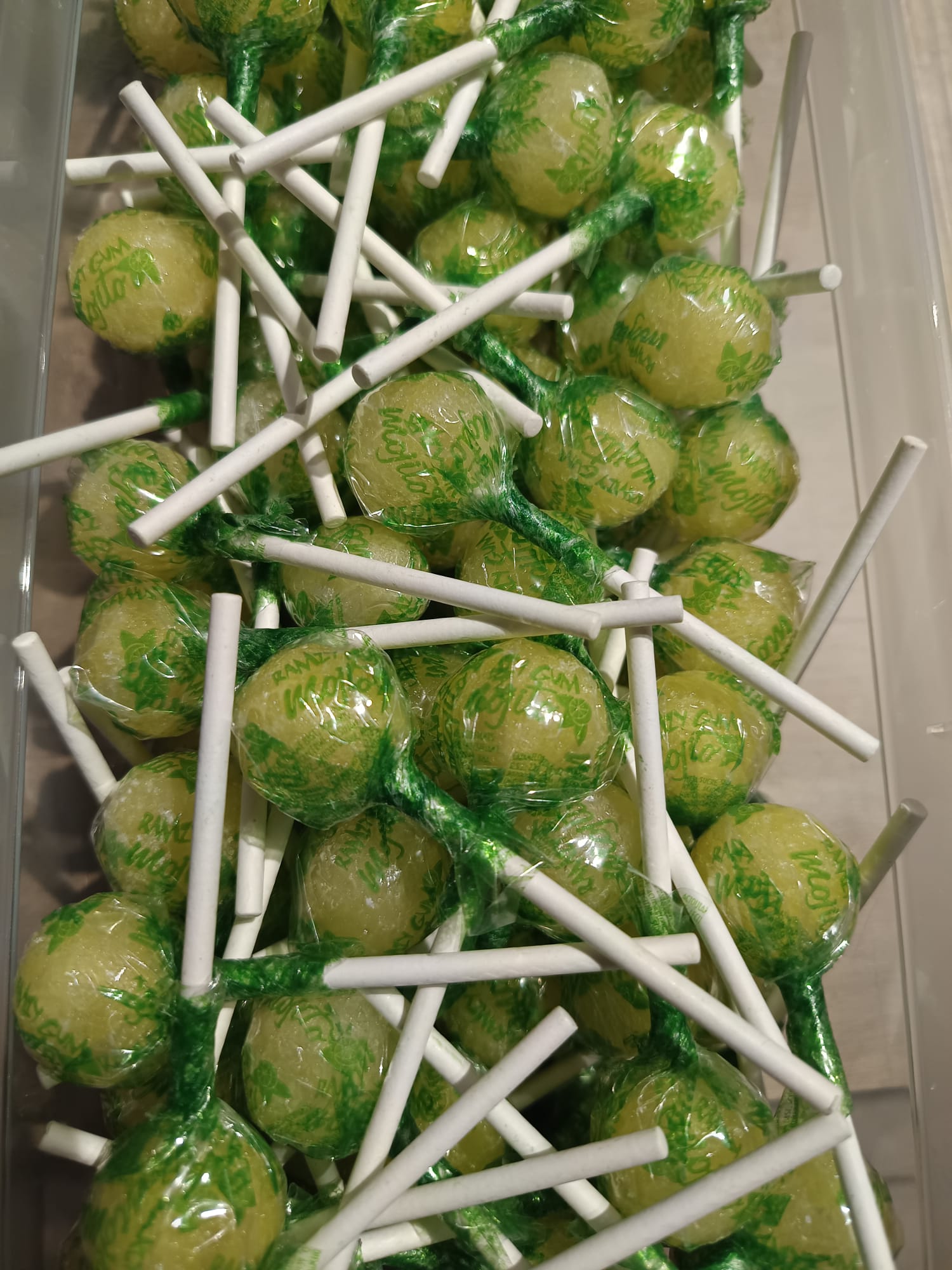 Sucette Fizzy Gum Mojito Halal lot de 10 sucettes